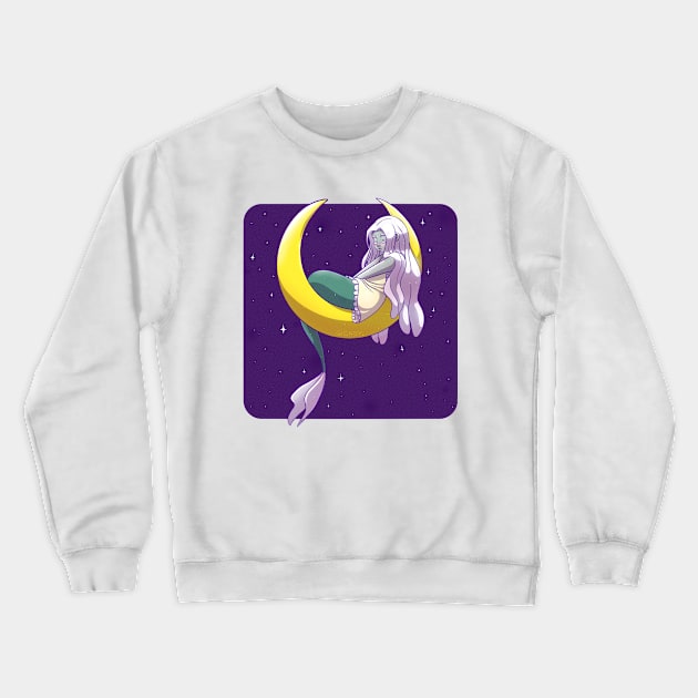 Moon maid Crewneck Sweatshirt by Gaby Aby 